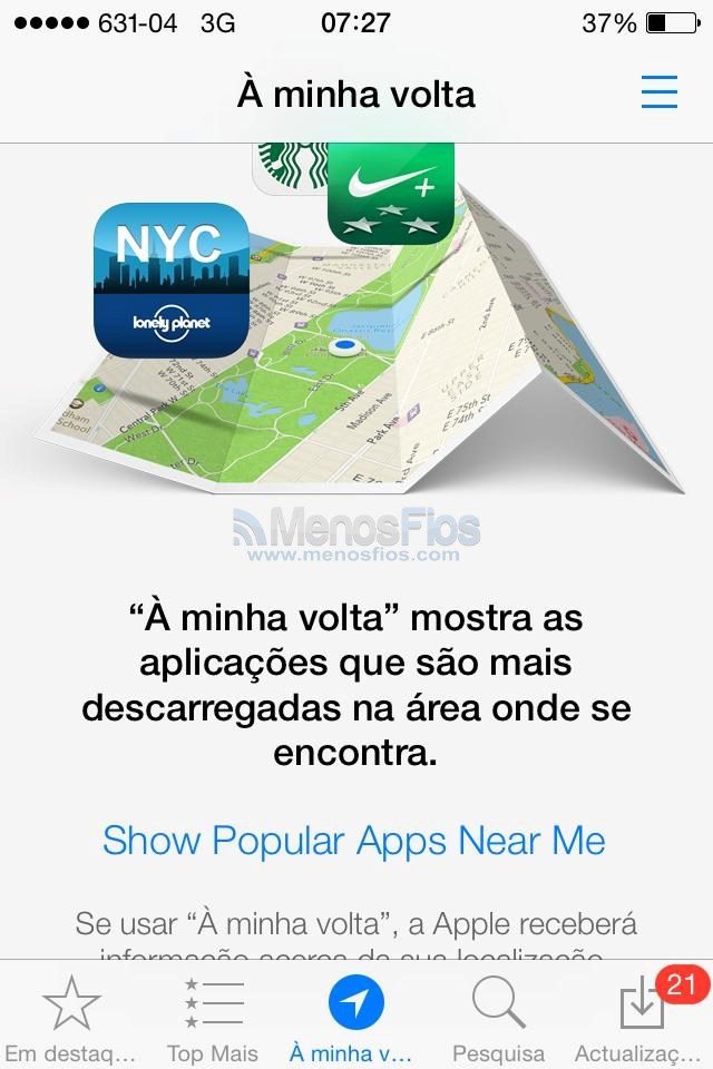 A minha volta - iOS7 App