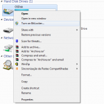 Ligando o BitLocker numa Unidade de Disco