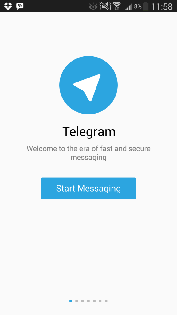 Telegram - inicio