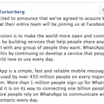 Zuckerberg compra Whatsapp