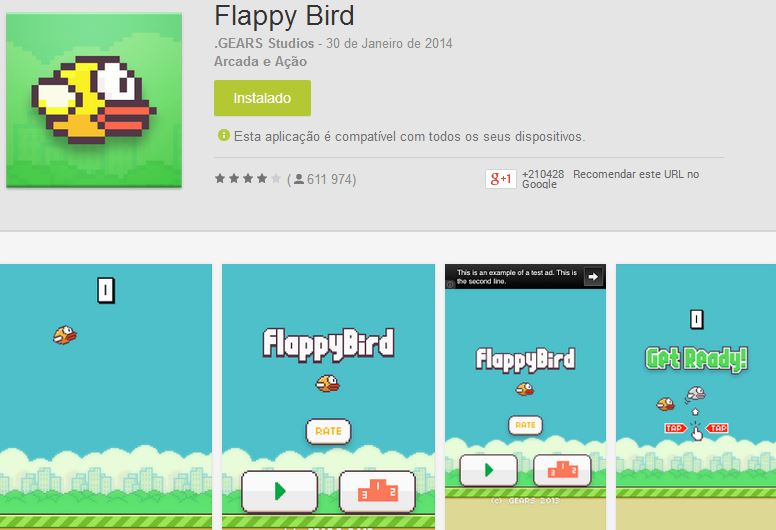 Flappy Bird Dinheiro E Seguro
