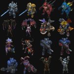 Heroes-versões_skins_temas