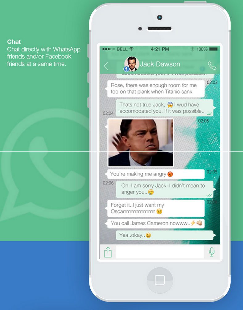 Whatsapp integrado ao Facebook